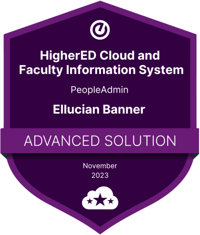 PeopleAdmin- HigherED Cloud Faculty Information System - Ellucian Banner Advanced Solution