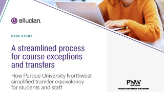 A streamlined process for course exceptions and transfers