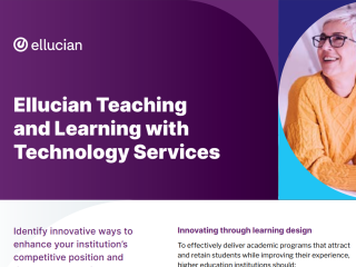 Ellucian Teaching and Learning Services