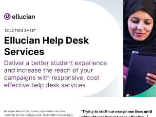 Ellucian Help Desk Services