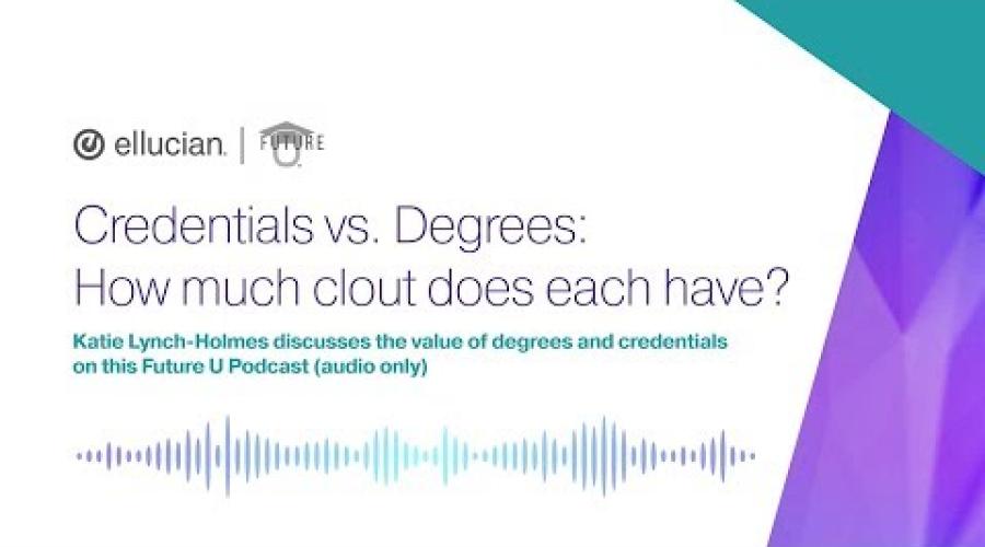 Insights College Degrees Credentials Lifelong Learning