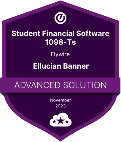 EPN Badge - Advanced Solution - Flywire SFS Student 1098-Ts Banner