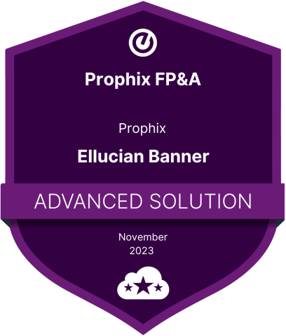 EPN Badge - Advanced Solution - Prophix FP&A Banner