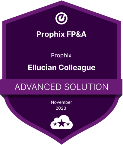 EPN Badge - Advanced Solution - Prophix FP&A Colleague