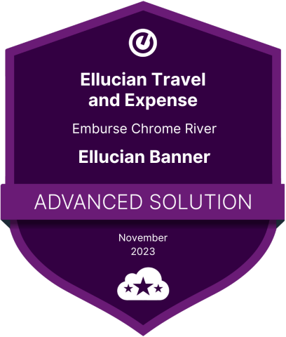 Ellucian Travel and Expense - Emburse Chrome River - Ellucian Banner Advanced Solution