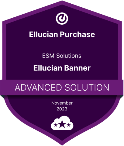 Ellucian Purchase - ESM Solutions - Ellucian Banner Advanced Solution