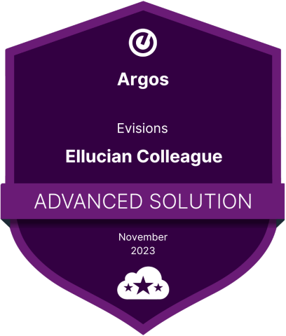 Evisions Argos - Ellucian Colleague Advanced Solution