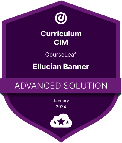 Curriculum CIM - CourseLeaf - Ellucian Banner - Advanced Solution