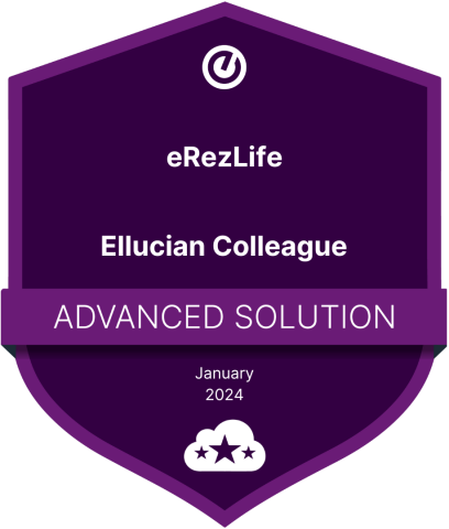 eRezLife - Ellucian Colleague - Advanced Solution badge