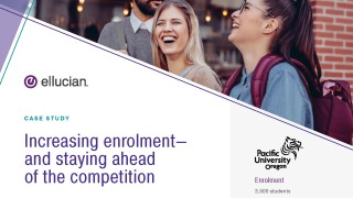 Increasing enrolment and staying ahead of the competition