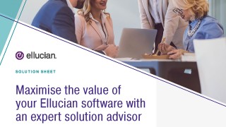 Maximise the value of your Ellucian software with an expert solution advisor