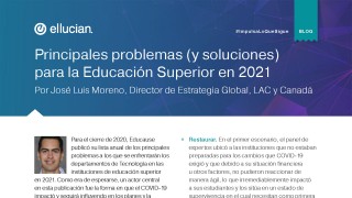 Principales problemas (y soluciones) para la Educación Superior en 2021