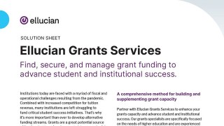 Ellucian Grants Services