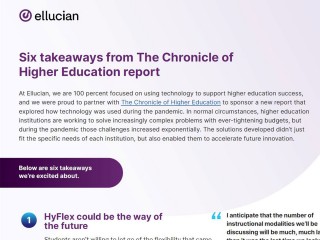 Six takeaways from The Chronicle of Higher Education report