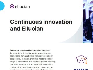 Continuous innovation and Ellucian