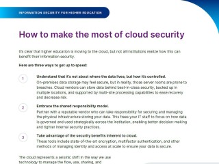 How to make the most of cloud security