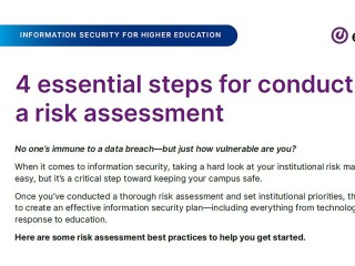 4 Essential steps for conducting a risk assessment