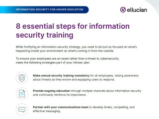 8 essential steps for information security training